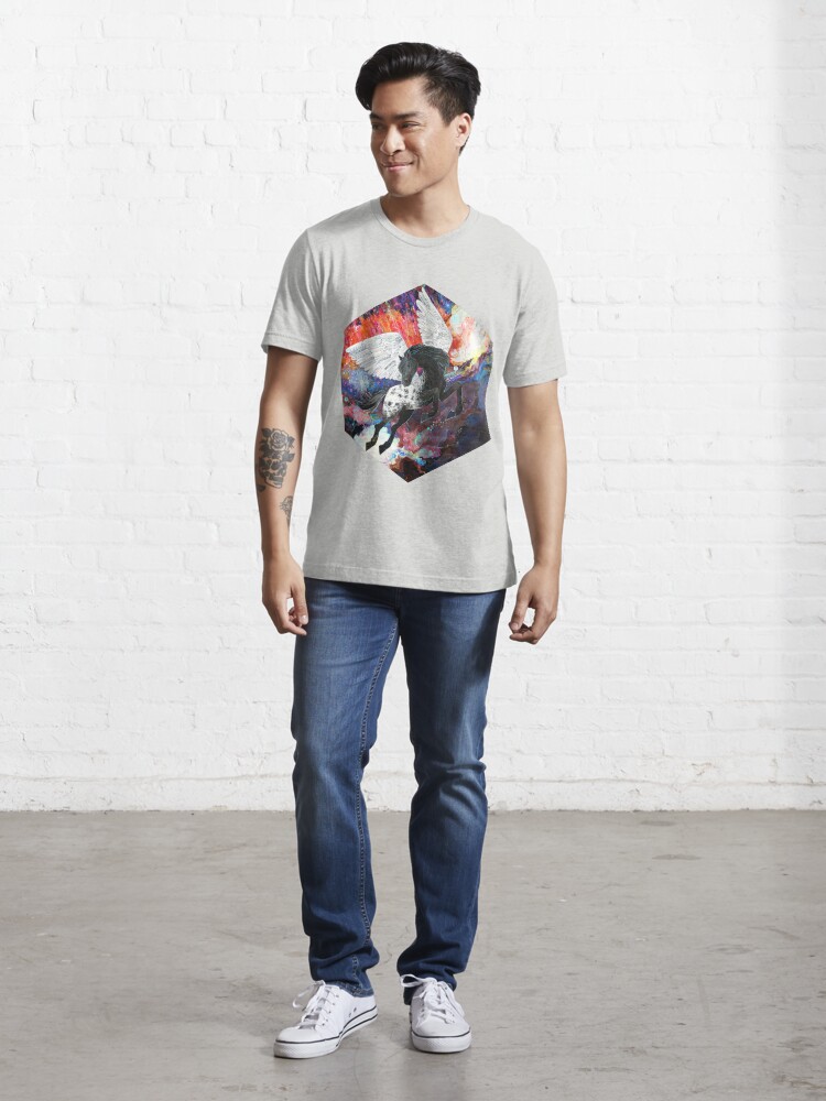 Thumbnail 5 of 7, Essential T-Shirt, Pegasus Painting - 2013 designed and sold by Gwenn Seemel.