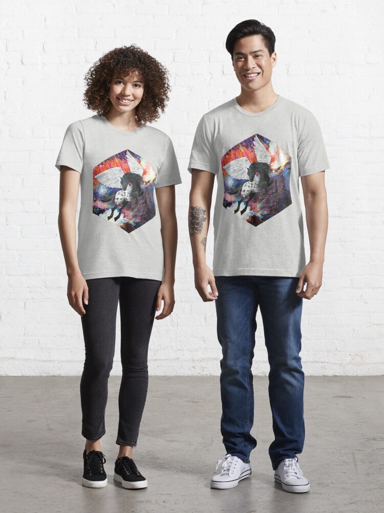 Thumbnail 1 of 7, Essential T-Shirt, Pegasus Painting - 2013 designed and sold by Gwenn Seemel.