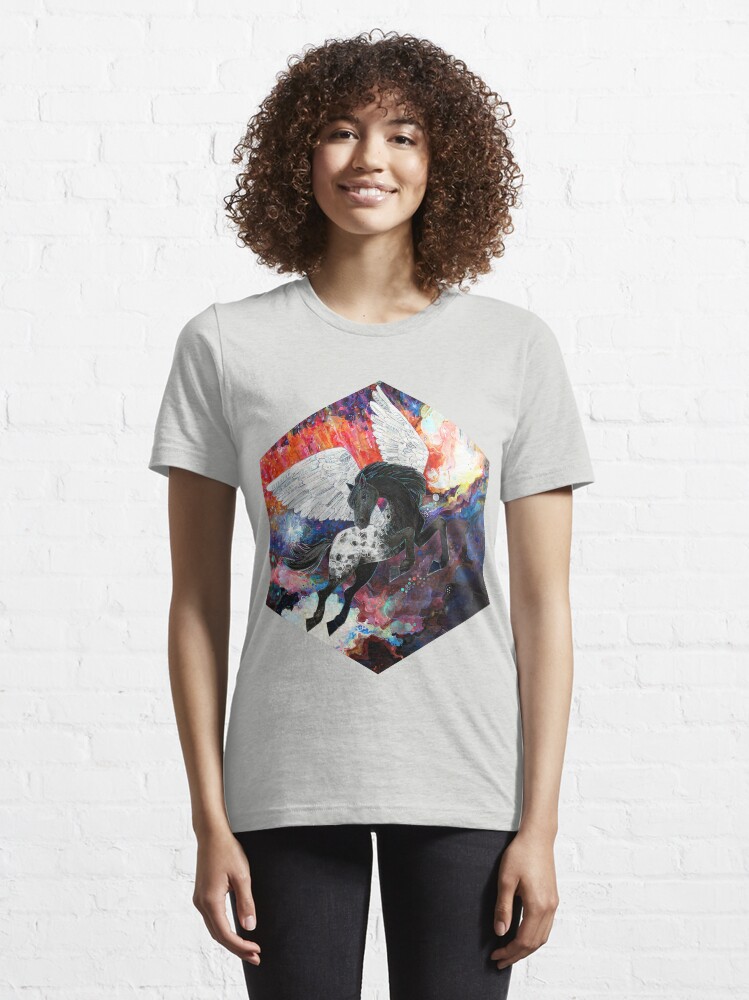Thumbnail 6 of 7, Essential T-Shirt, Pegasus Painting - 2013 designed and sold by Gwenn Seemel.
