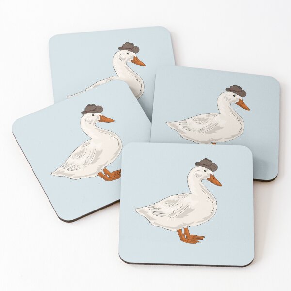 Item preview, Cowboy duck, western duck, duck in his cowboy hat designed and sold by Kaleikaydesign.