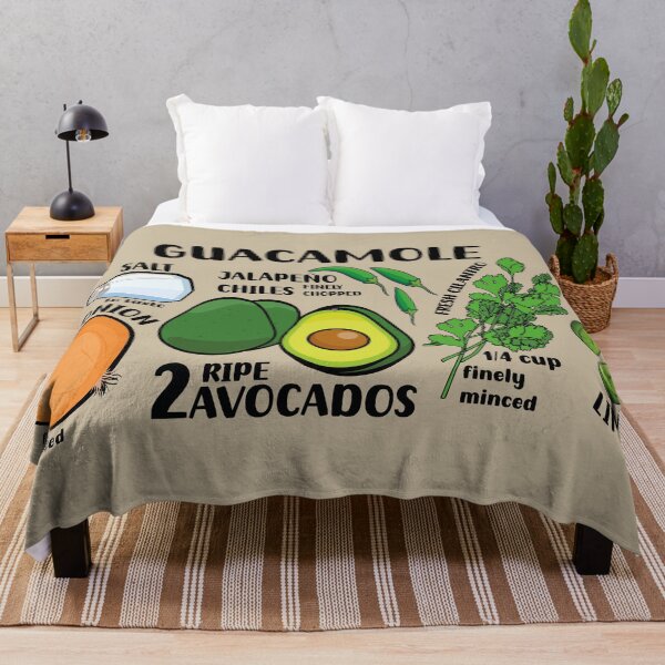 Item preview, How to make guacamole illustrated recipe ingredients authentic mexican food designed and sold by T-Mex.