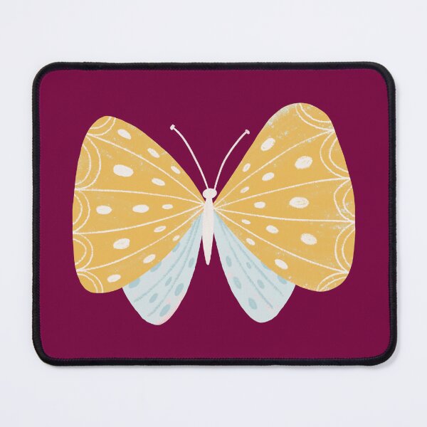 Item preview, Gold and Blue Butterfly on Maroon designed and sold by Heather Rosas.