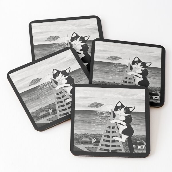 Item preview, Mr. Purr the GIANT cat B and W designed and sold by Jacklyn G.  Jones.