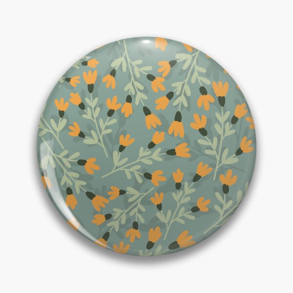 Item preview, Green & Orange Leaf Print designed and sold by StudioPosies.