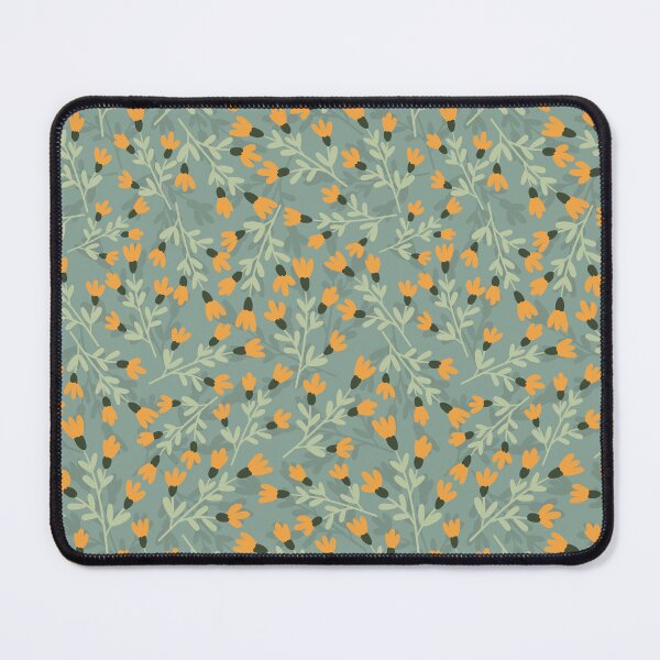 Item preview, Green & Orange Leaf Print designed and sold by StudioPosies.