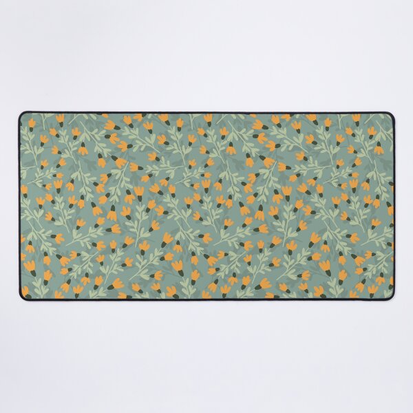 Item preview, Green & Orange Leaf Print designed and sold by StudioPosies.