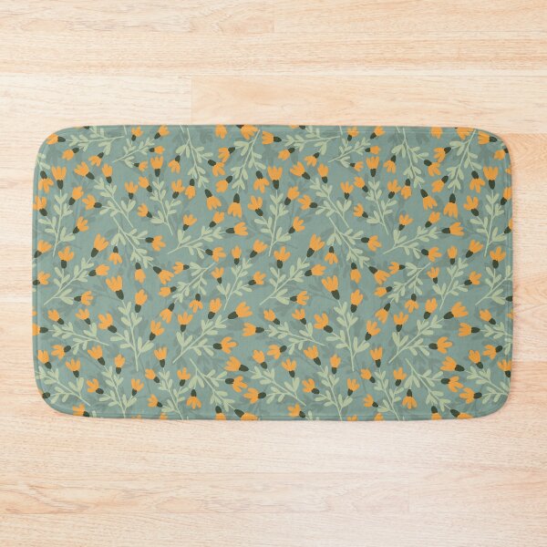 Item preview, Green & Orange Leaf Print designed and sold by StudioPosies.