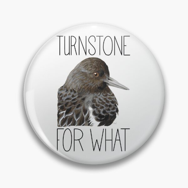 Item preview, Turnstone for What (Black Turnstone) designed and sold by LauraWolfArtist.