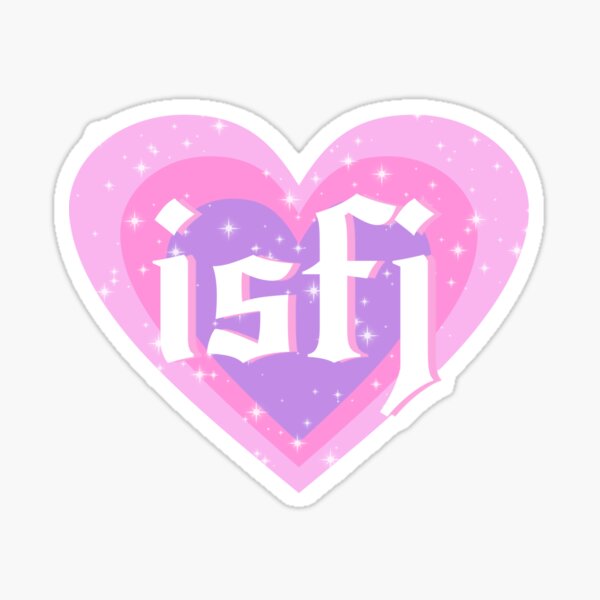 ISFJ Boy/girl B/W 4x6 Thermal Sticker Kawaii 