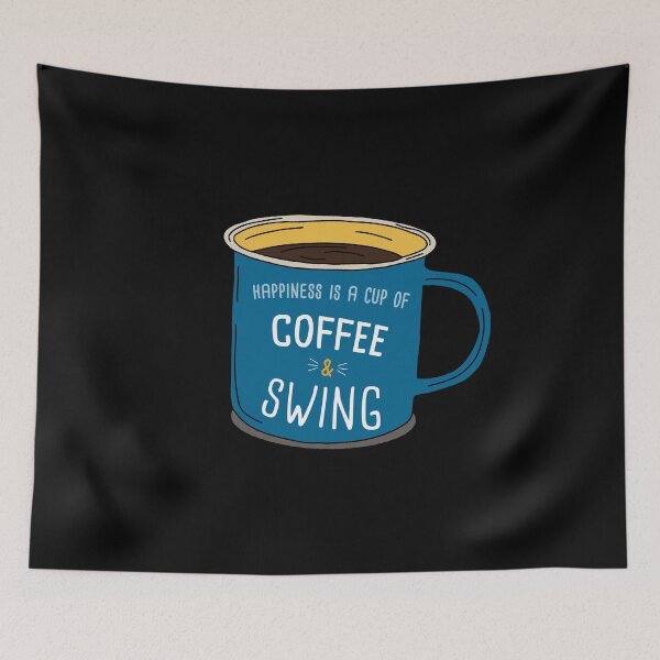 Item preview, Swing & Coffee is happiness designed and sold by orlumbuspirate.