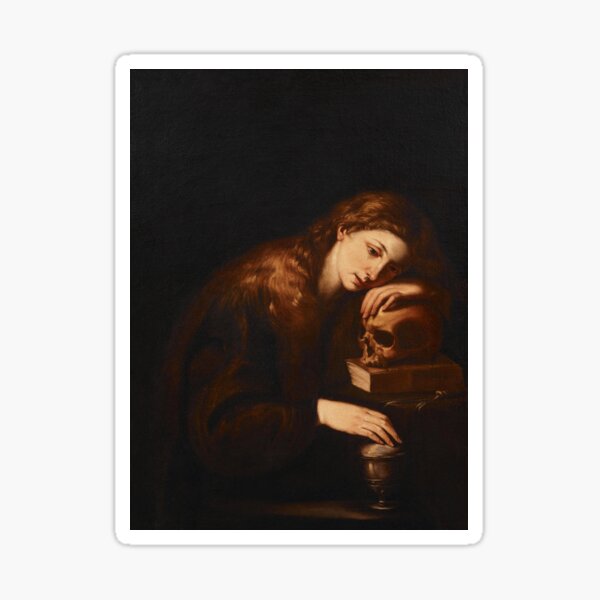 Item preview, The Penitent Mary Magdalene | Neapolitan Art | 17th Century Renaissance Gospel Biblical Art designed and sold by CJET.
