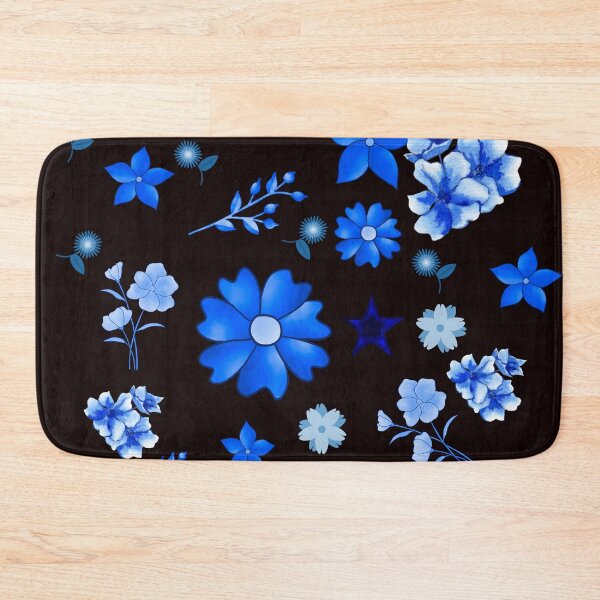 Item preview, Royal Blue Floral Design designed and sold by Rell1970.