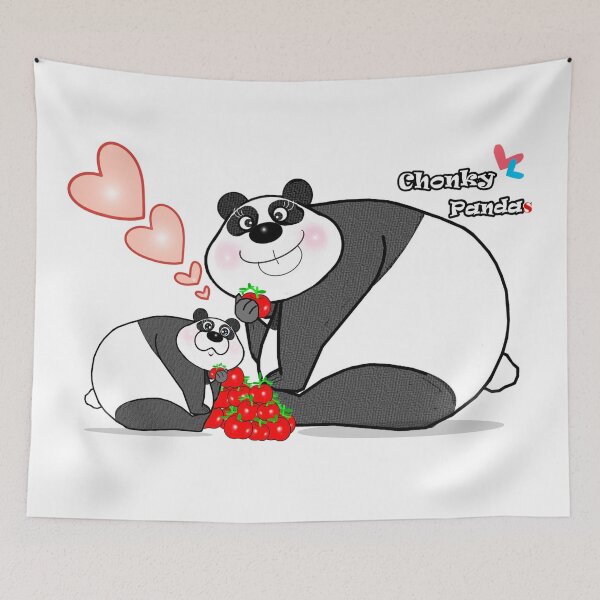 Item preview, Chonky pandas  designed and sold by Shirley cute art .