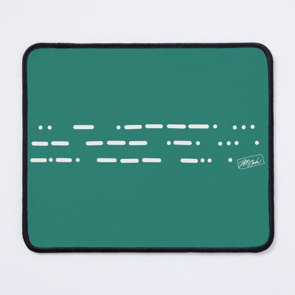 Item preview, It’s Morse Code (white) designed and sold by seahollies.