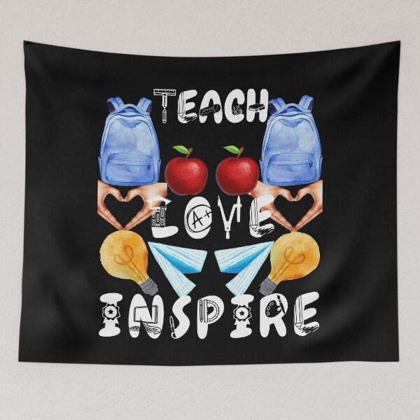 Item preview, teach love inspire; teach love inspire designed and sold by movie-popcorn.