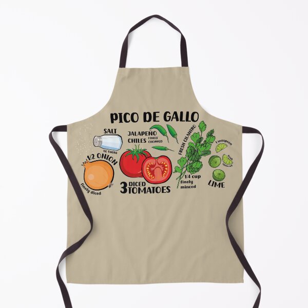 Artikelvorschau, Wie man Pico de Gallo illustrierte Rezeptzutaten zu authentischer mexikanischer Salsa macht entworfen und verkauft von T-Mex.