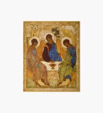 Heilige Dreifaltigkeits-Malerei Rublev-Dreiheits-Druck-Ikone Christian Religiöse Wandkunst Galeriedruck