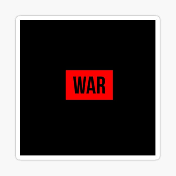 War Sticker