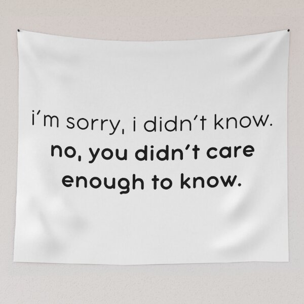 Item preview, You Didn't Care Enough designed and sold by kbynum.