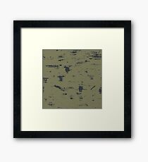 Grunge pattern Framed Print