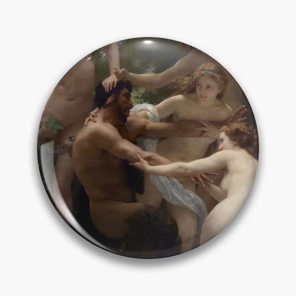 Item preview, Nymphs and Satyr, by William Bouguereau. designed and sold by Historical Paintings.