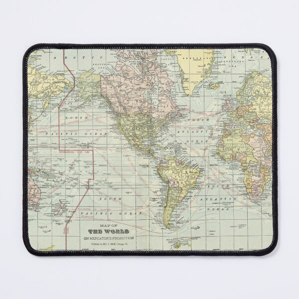 Item preview, 1909 World Atlas designed and sold by RealBooBear.