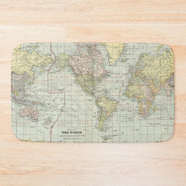 Item preview, 1909 World Atlas designed and sold by RealBooBear.