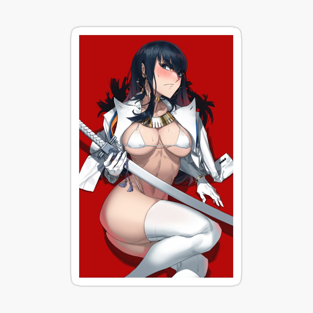 Lewd Satsuki Kiryuin Waifu Kill La Kill Ecchi Girls