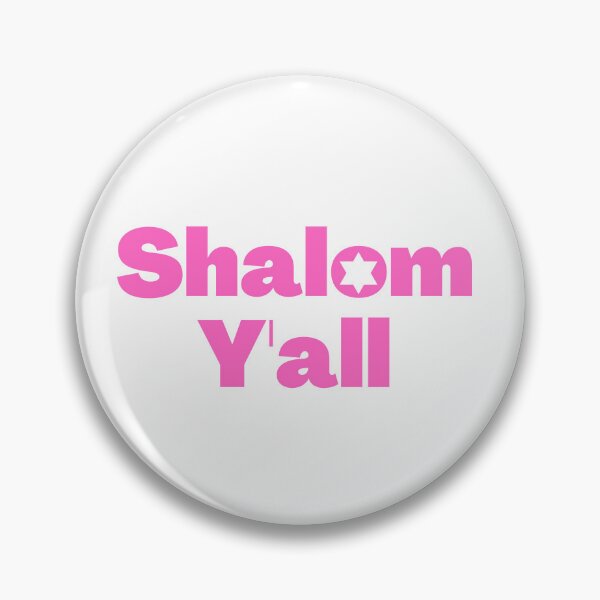 Item preview, Shalom Y'all pink designed and sold by NJGDesigns.