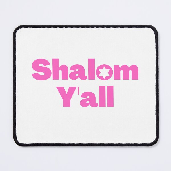 Item preview, Shalom Y'all pink designed and sold by NJGDesigns.