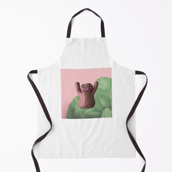 Item preview, Mr. Blob Clay Friend, Banana leaves Art, Indie art, banana leaves | lilsboobthangs designed and sold by lilsboobthangs.