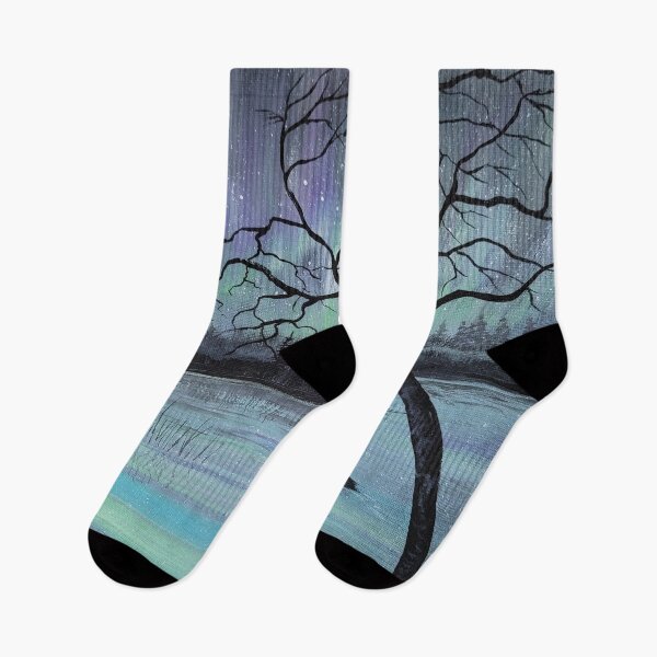 Item preview, Loon Under Aurora, Painted July 27, 2022 designed and sold by Debbie Center.