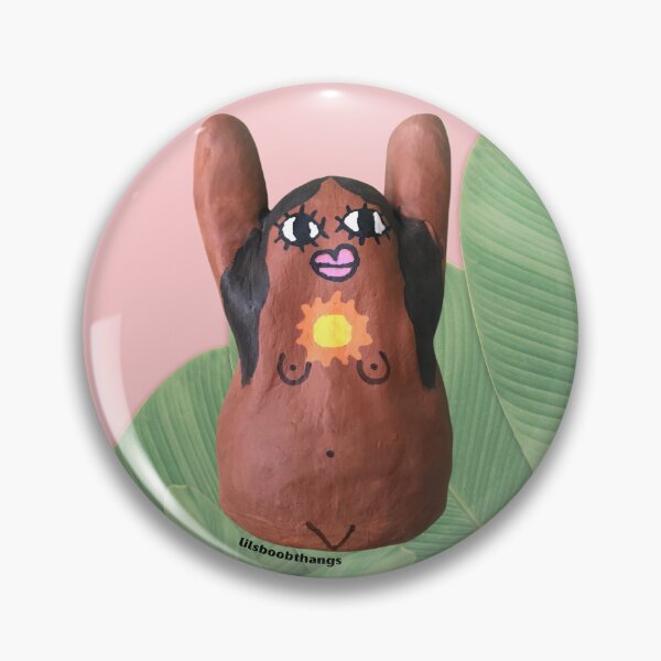 Item preview, Sunset Goddess Clay Friend, Banana leaves Art, Indie art, banana leaves | lilsboobthangs designed and sold by lilsboobthangs.