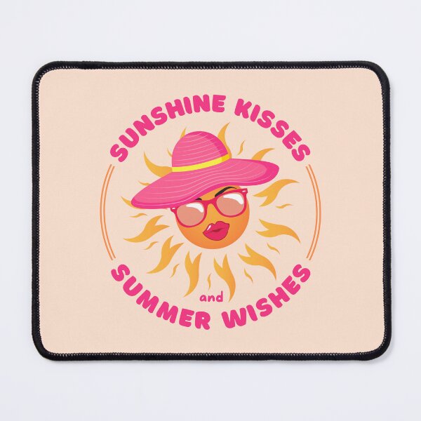 Item preview, Sunshine Kisses and Summer Wishes | Hot Pink Girly Sun for Summerlover designed and sold by AurayaStudio.