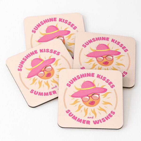 Item preview, Sunshine Kisses and Summer Wishes | Hot Pink Girly Sun for Summerlover designed and sold by AurayaStudio.