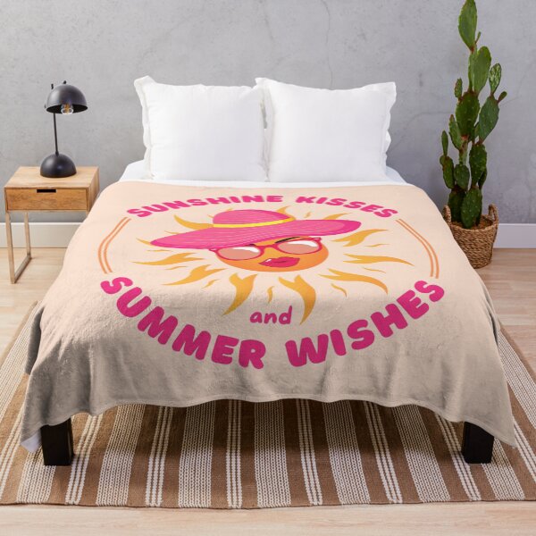 Item preview, Sunshine Kisses and Summer Wishes | Hot Pink Girly Sun for Summerlover designed and sold by AurayaStudio.