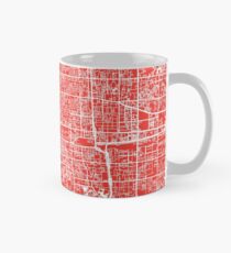 Beijing Map - Red Classic Mug