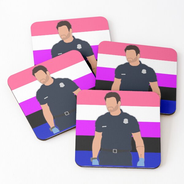Item preview, Eddie Diaz Genderfluid Pride Cutout designed and sold by sadieyuki.
