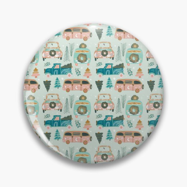 Item preview, Boho Hippy Holiday Truck Pattern designed and sold by GladYoureHere.