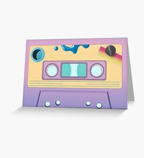 After Laughter Cassette Greeting Card