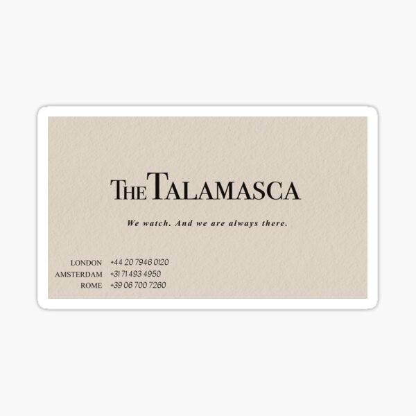 Item preview, Order of The Talamasca telephone card designed and sold by tired-vamp.