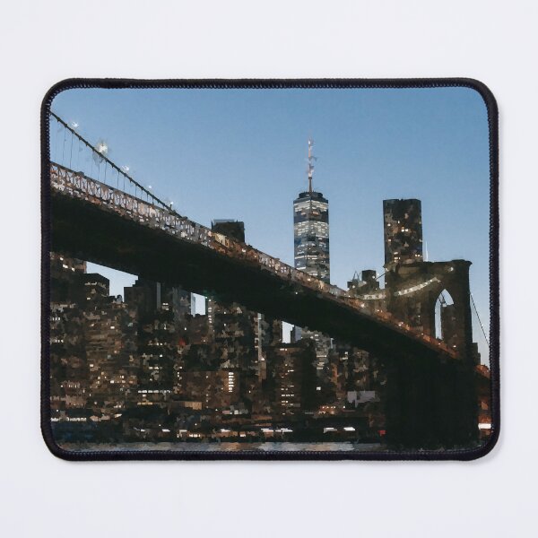Item preview, Early Evening Manhattan Skyline - Watercolour Style designed and sold by WWWC2288.
