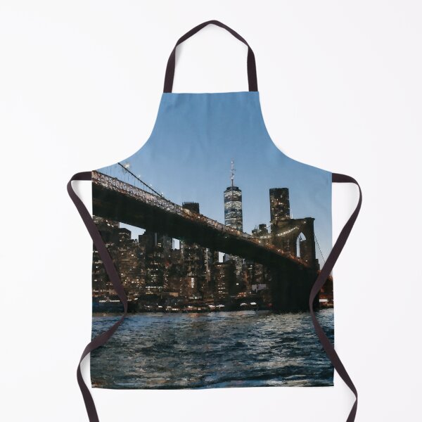 Item preview, Early Evening Manhattan Skyline - Watercolour Style designed and sold by WWWC2288.