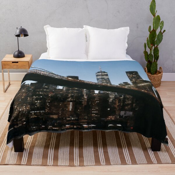 Item preview, Early Evening Manhattan Skyline - Watercolour Style designed and sold by WWWC2288.
