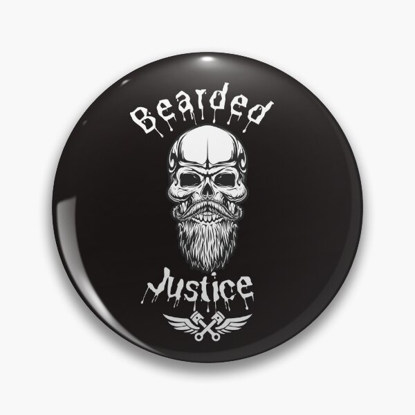 Item preview, Bearded Justice Tee shirt,  Biker, bald men ,  designed and sold by Kim  Loftis.