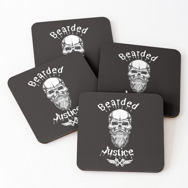 Item preview, Bearded Justice Tee shirt,  Biker, bald men ,  designed and sold by Kim  Loftis.