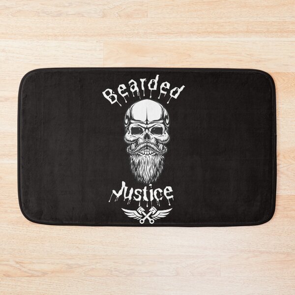 Item preview, Bearded Justice Tee shirt,  Biker, bald men ,  designed and sold by Kim  Loftis.