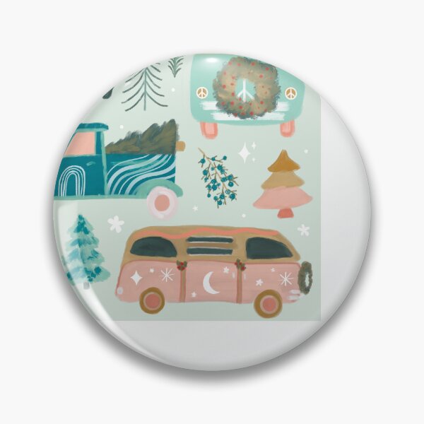 Item preview, Boho Hippy Holiday Truck Pattern 2 designed and sold by GladYoureHere.