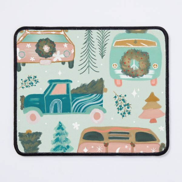 Item preview, Boho Hippy Holiday Truck Pattern 2 designed and sold by GladYoureHere.