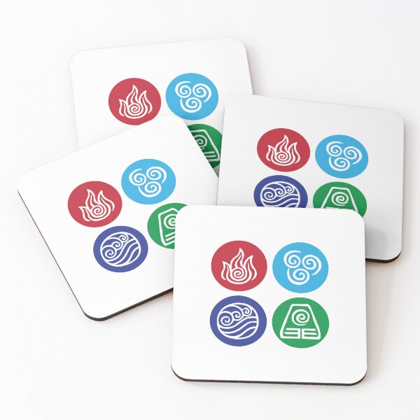 Item preview, Avatar Element Symbols - Square Circles designed and sold by ONI-Creative.